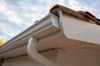 Close-up of Seamless Gutters