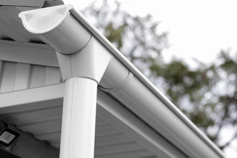Gutter System on a Roof